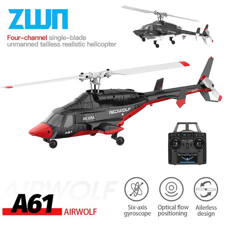 Helicóptero A61 RC 2,4G girosc - Rc Helicopter Case reseña y precio