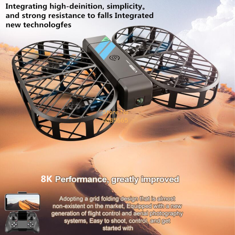Cámara HD 8K 360 °   Protecció - Rc Helicopter Case reseña y precio