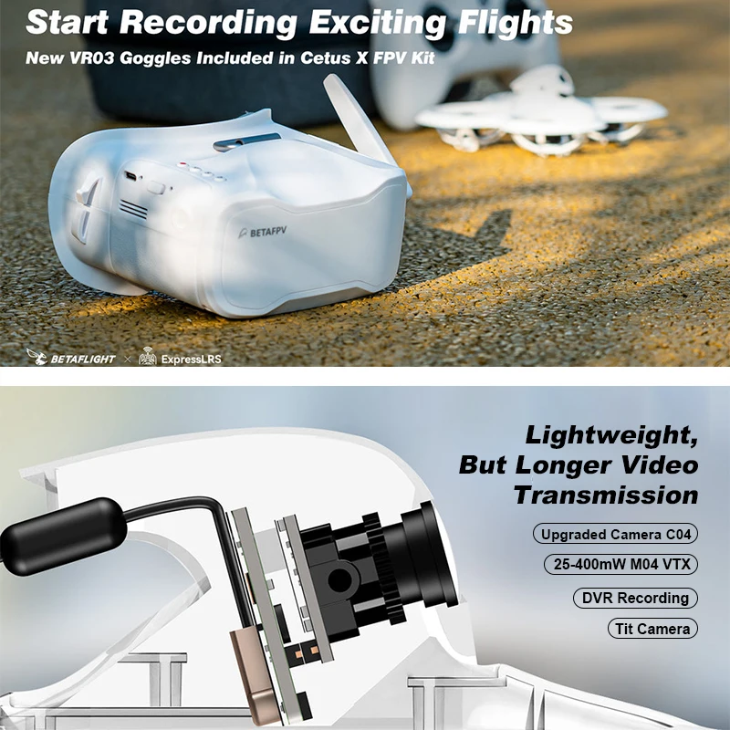 Kit Cetus X FPV, transmisor de - Rc Helicopter Case reseña y precio