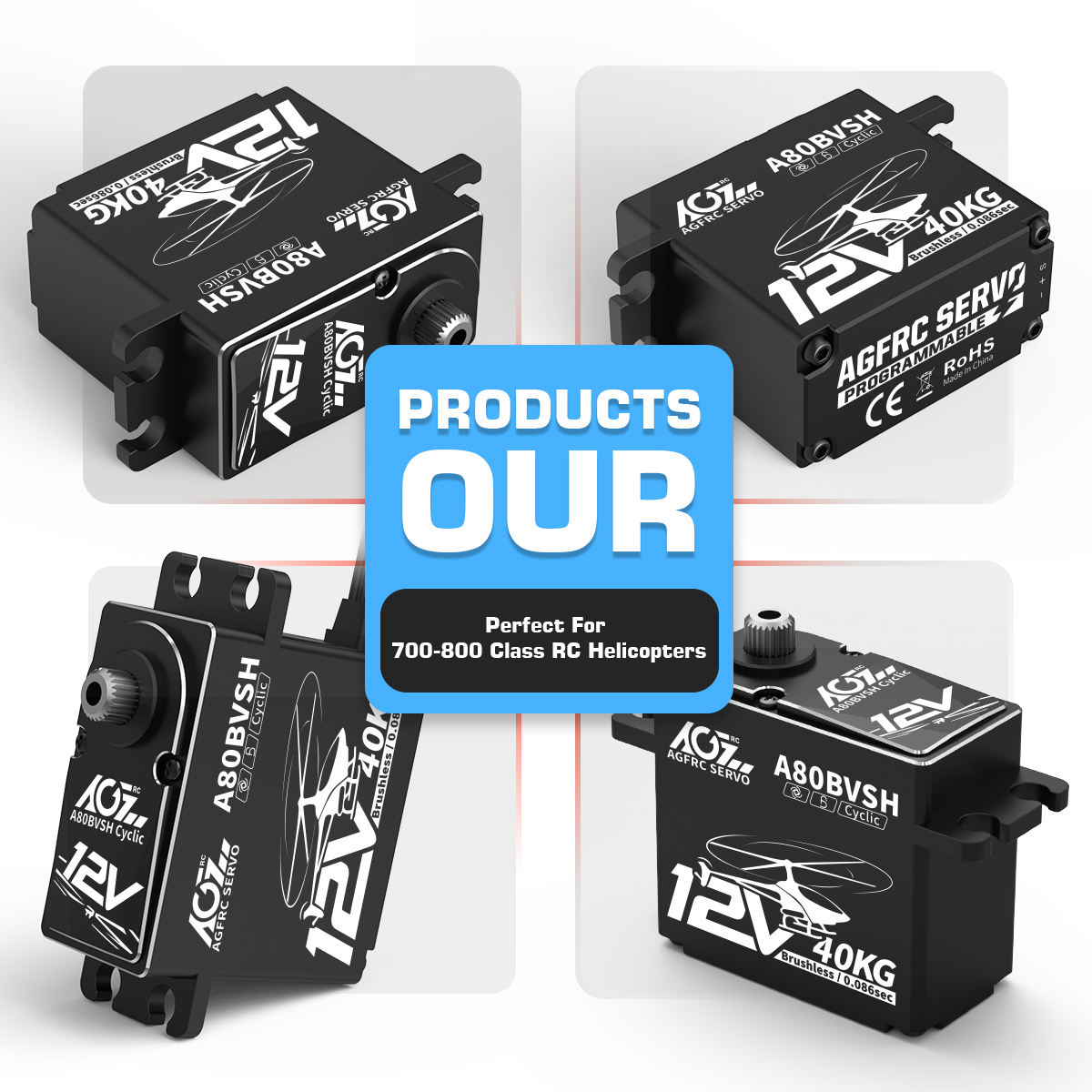 Servomotor digital sin escobil - Rc Helicopter Battery reseña y precio