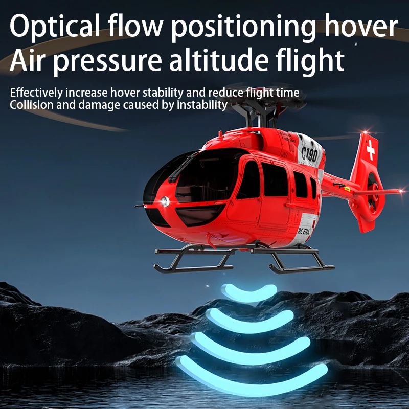 Helicóptero C190 RC 2,4G giros - Rc Helicopter Case reseña y precio