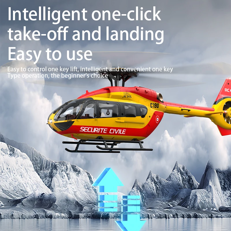 Helicóptero C190 RC 2,4G giros - Rc Helicopter Case reseña y precio