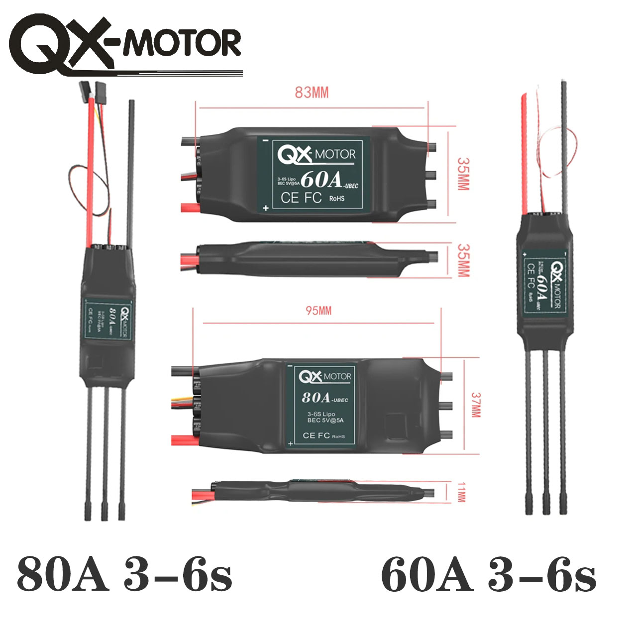 QX-MOTOR, ventilador de conduc - Rc Helicopter Blade reseña y precio
